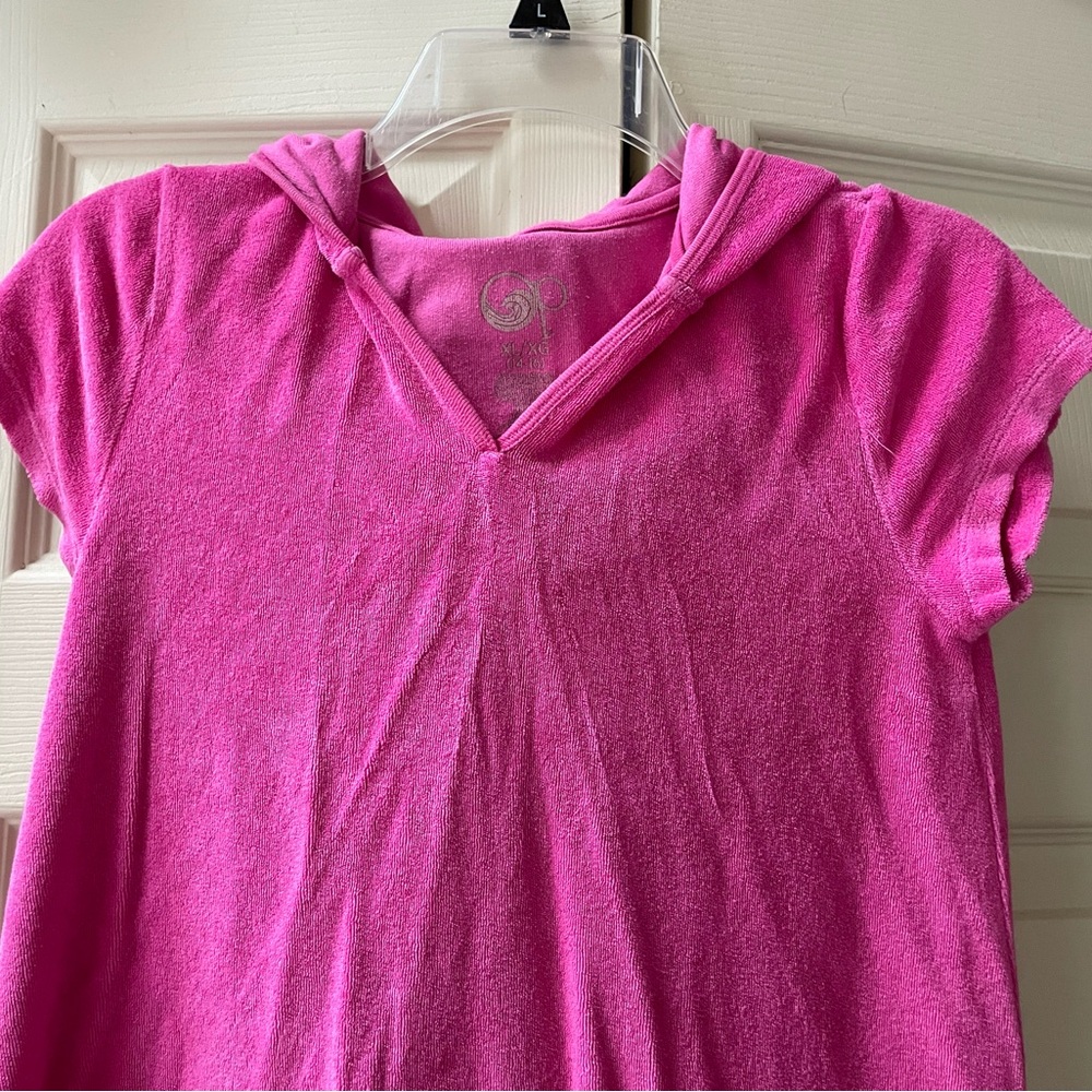 Pink Cover Up With Hood - Picture 2 of 8